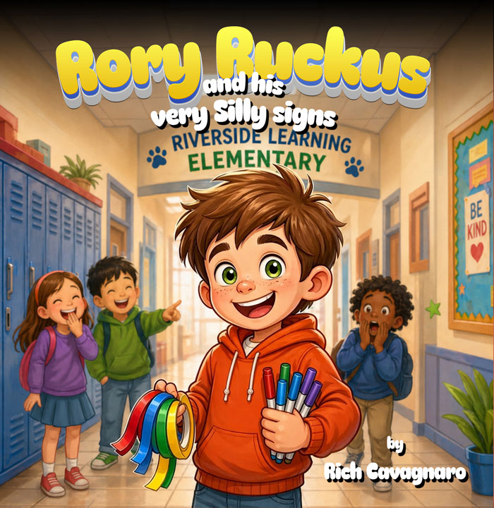 Rory Ruckus and his Very Silly Signs
