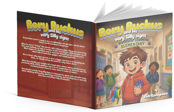 Rory Ruckus and his Very Silly Signs back cover